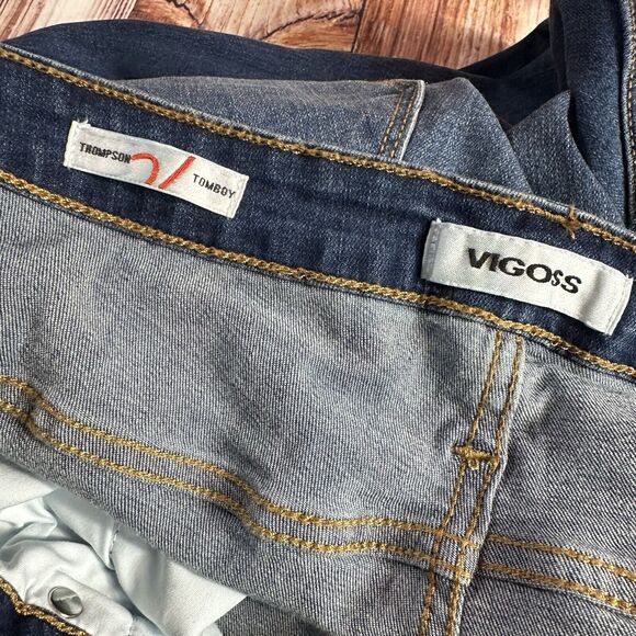 Vigoss THOMPSON TOMBOY Size 20W High Rise Ankle Straight Jeans Denim Pants 38x28 - Picture 9 of 12